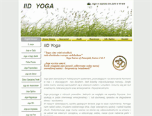 Tablet Screenshot of iidyoga.com